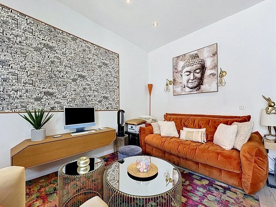 2-Zimmer-Apartment Cannes Petit Juas – Wohnbereich 2-Zimmer-Apartment Cannes Petit Juas – Wohnbereich